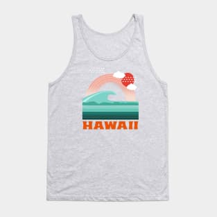 hawaii rainbow Tank Top
